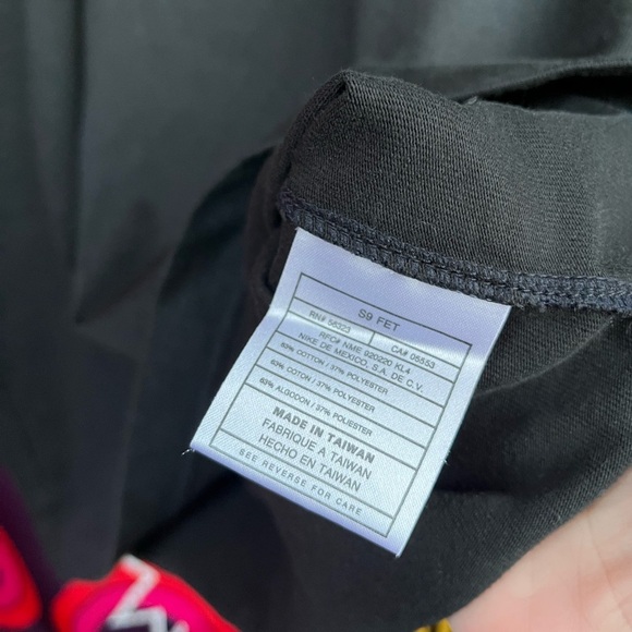 Rare Vintage Nike Basketball T-Shirt Jersey Black Green Embroidered Red Tag Team - Picture 6 of 11